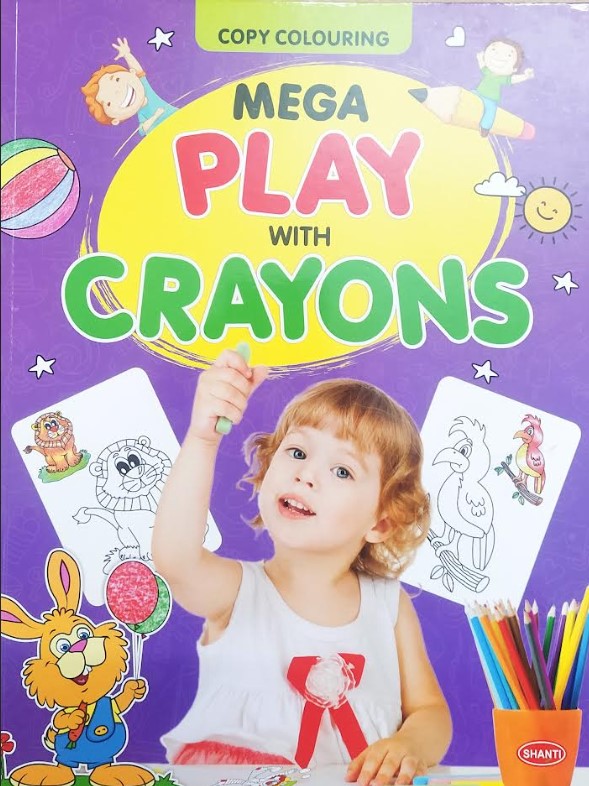 MEGA PLAY WITH CRAYONS (COPY COLOURING)